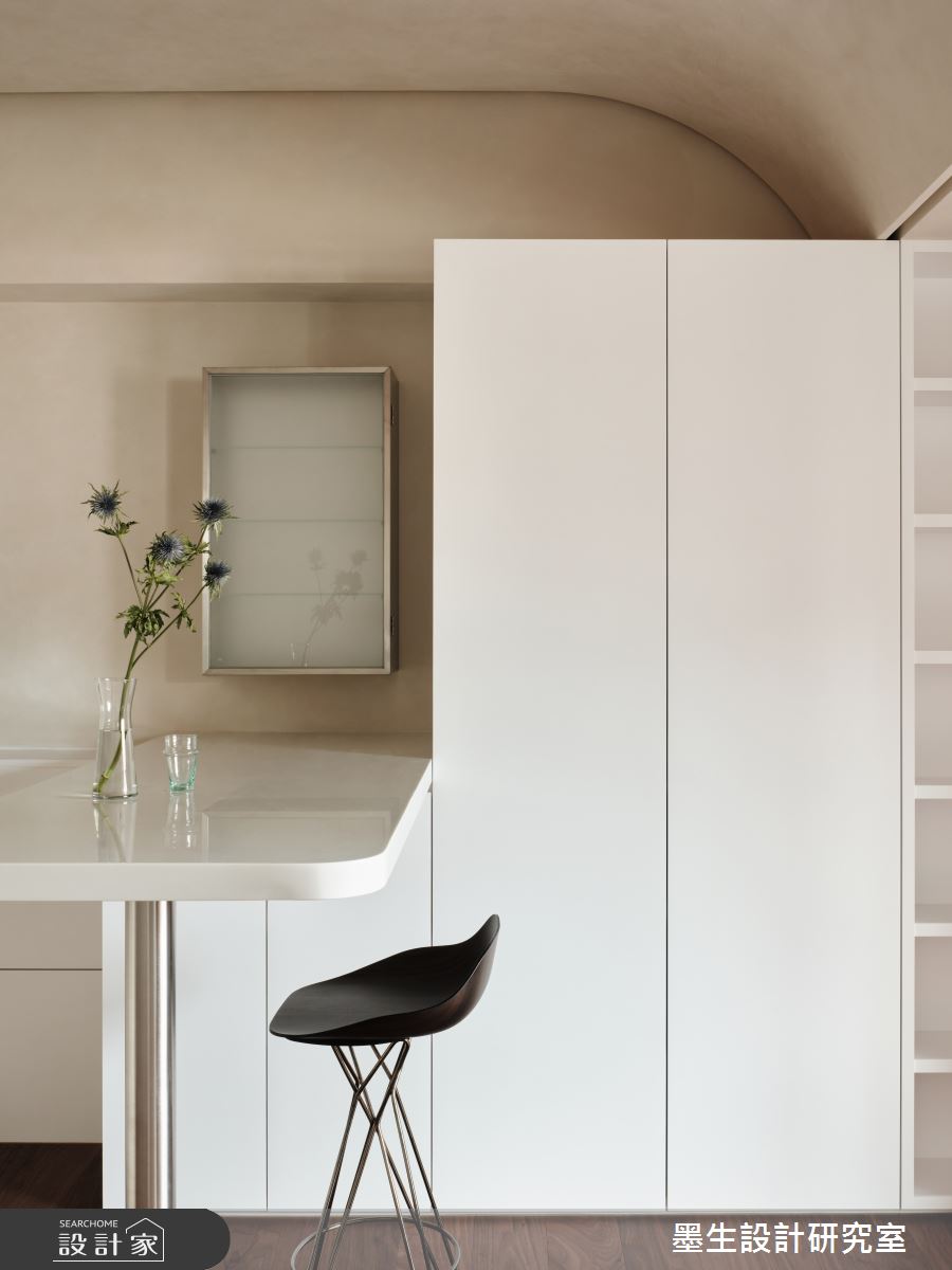12坪老屋(16~30年)＿侘寂風餐廳吧檯臥室案例圖片＿墨生設計研究室＿墨生_霜降之8