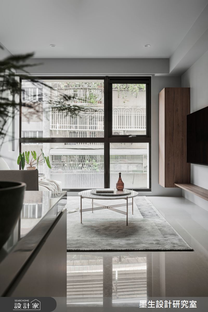 14坪新成屋(5年以下)＿現代風客廳案例圖片＿墨生設計研究室＿墨生_立秋之4
