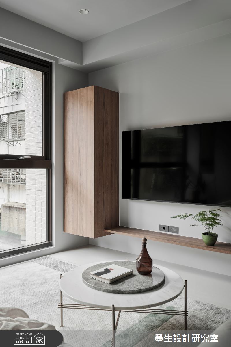 14坪新成屋(5年以下)＿現代風客廳案例圖片＿墨生設計研究室＿墨生_立秋之3