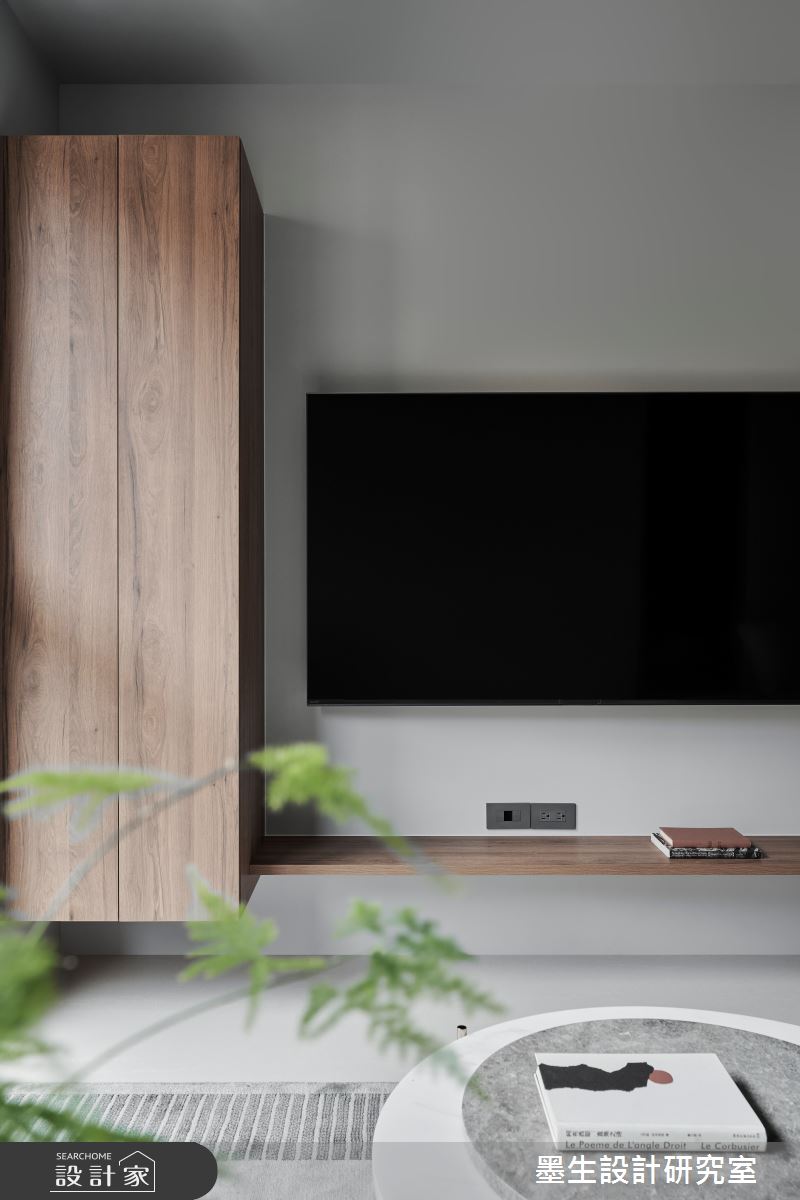14坪新成屋(5年以下)＿現代風客廳案例圖片＿墨生設計研究室＿墨生_立秋之2