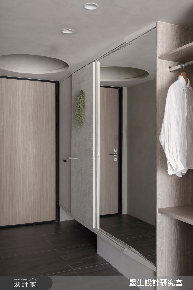 25坪新成屋(5年以下)＿現代風玄關案例圖片＿墨生設計研究室＿墨生_冬至之2