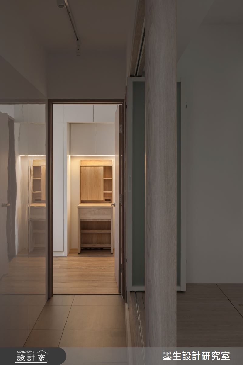 25坪新成屋(5年以下)＿現代風書房和室走廊案例圖片＿墨生設計研究室＿墨生_冬至之20