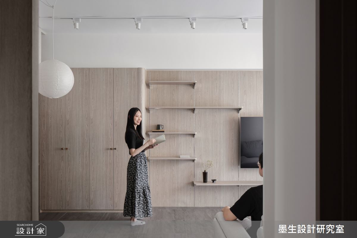 25坪新成屋(5年以下)＿現代風客廳案例圖片＿墨生設計研究室＿墨生_冬至之5