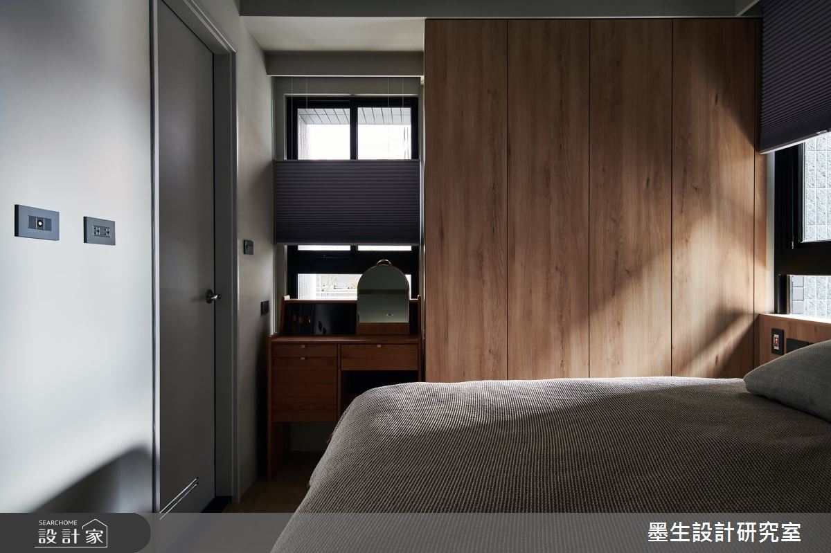 15坪新成屋(5年以下)＿現代風臥室案例圖片＿墨生設計研究室＿墨生_驚蟄之5