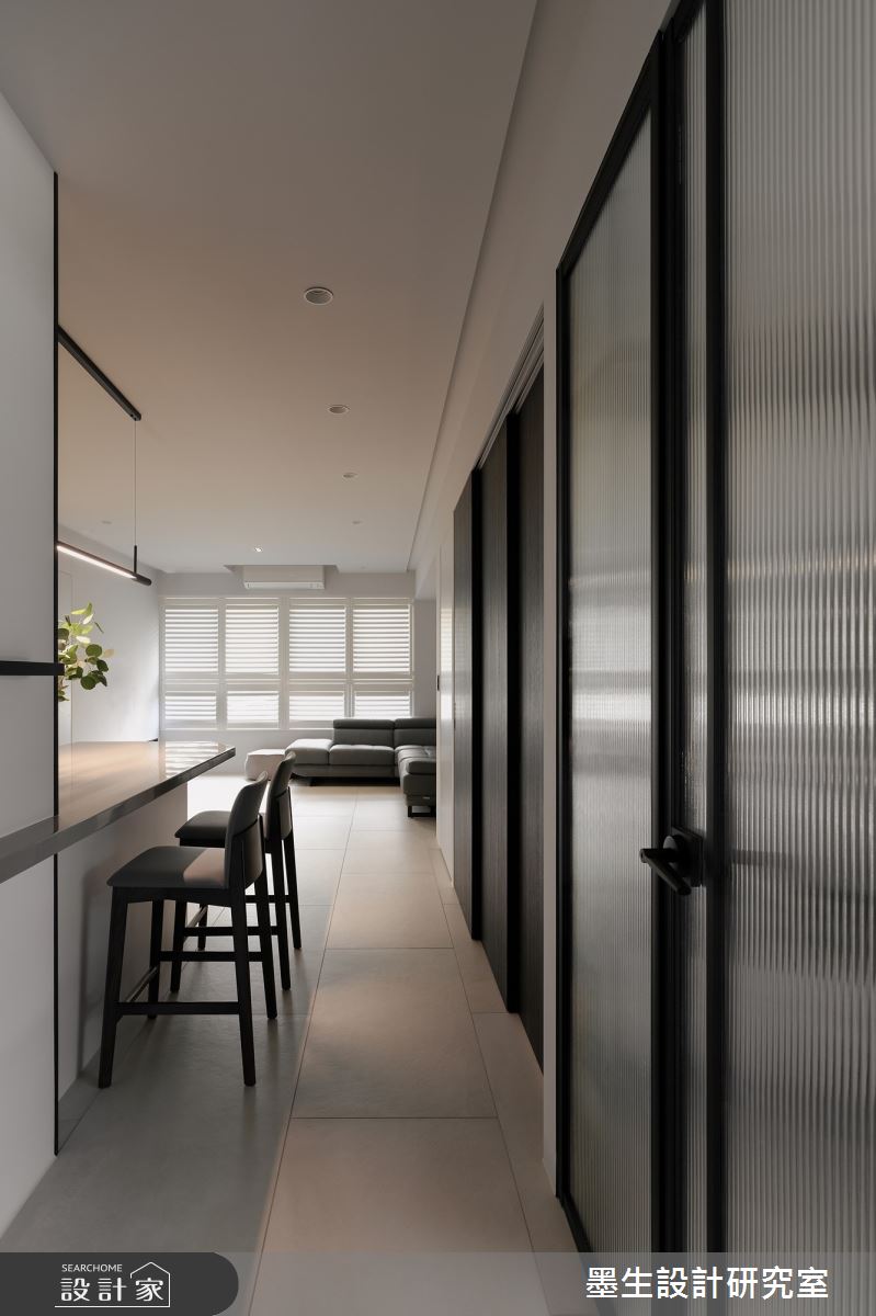 35坪新成屋(5年以下)＿現代風玄關餐廳案例圖片＿墨生設計研究室＿墨生_寒露之3