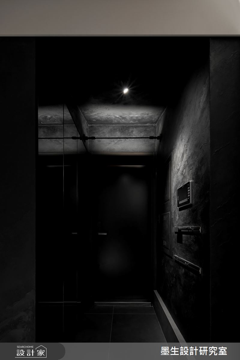 13坪新成屋(5年以下)＿現代風玄關案例圖片＿墨生設計研究室＿墨生_晝夜之1