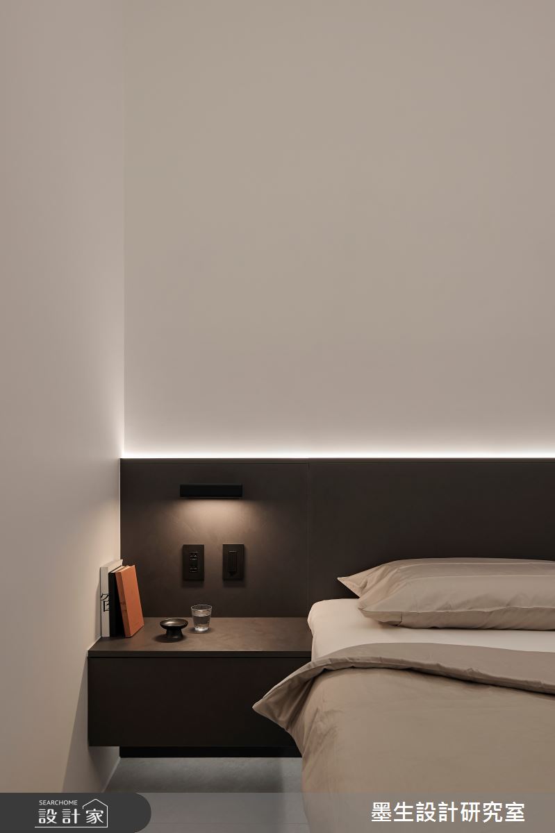 13坪新成屋(5年以下)＿現代風臥室案例圖片＿墨生設計研究室＿墨生_晝夜之13