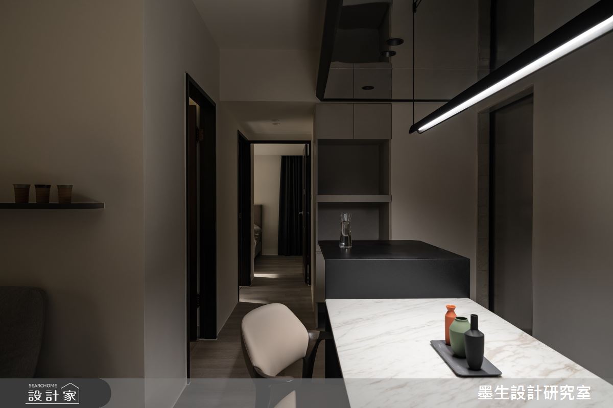 16坪新成屋(5年以下)＿現代風餐廳中島案例圖片＿墨生設計研究室＿墨生_白露之11