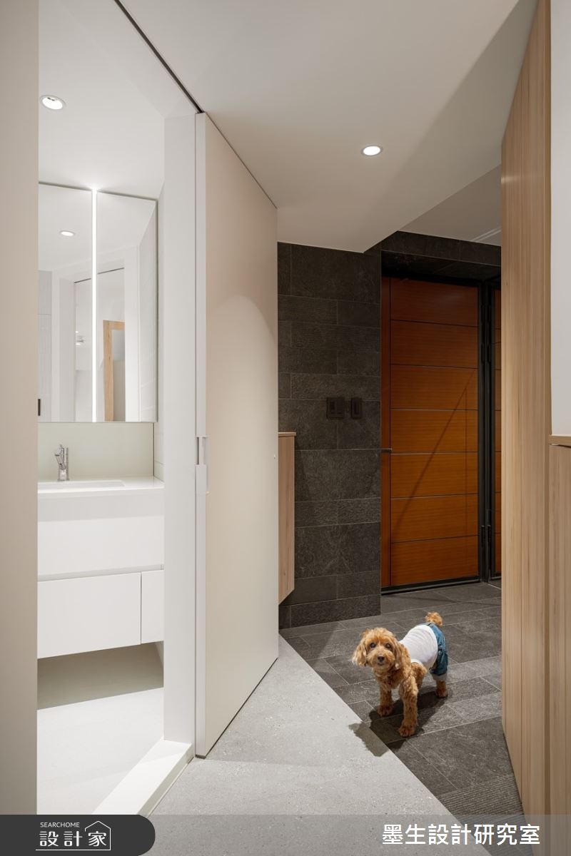21坪新成屋(5年以下)＿Japandi風玄關案例圖片＿墨生設計研究室＿墨生_緣側(えんがわ)之4