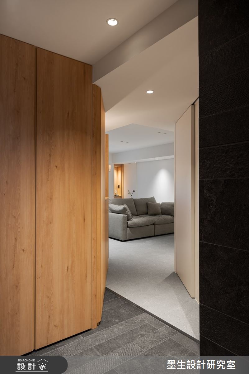 21坪新成屋(5年以下)＿Japandi風玄關客廳案例圖片＿墨生設計研究室＿墨生_緣側(えんがわ)之2365