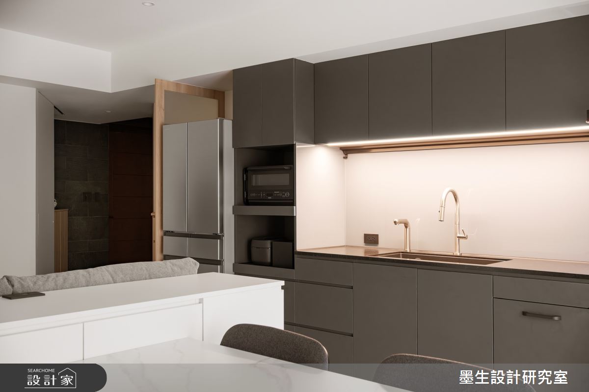 21坪新成屋(5年以下)＿Japandi風餐廳廚房中島案例圖片＿墨生設計研究室＿墨生_緣側(えんがわ)之12