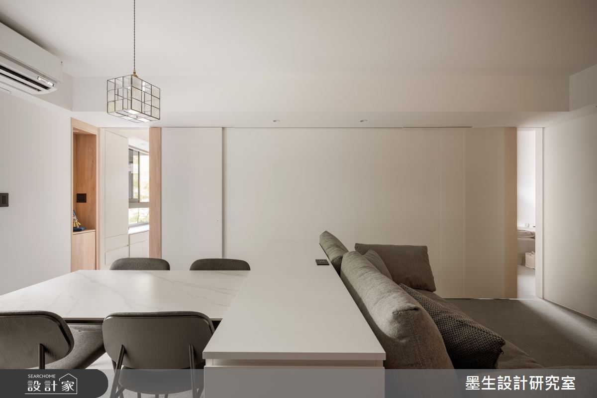 21坪新成屋(5年以下)＿Japandi風客廳餐廳中島案例圖片＿墨生設計研究室＿墨生_緣側(えんがわ)之13