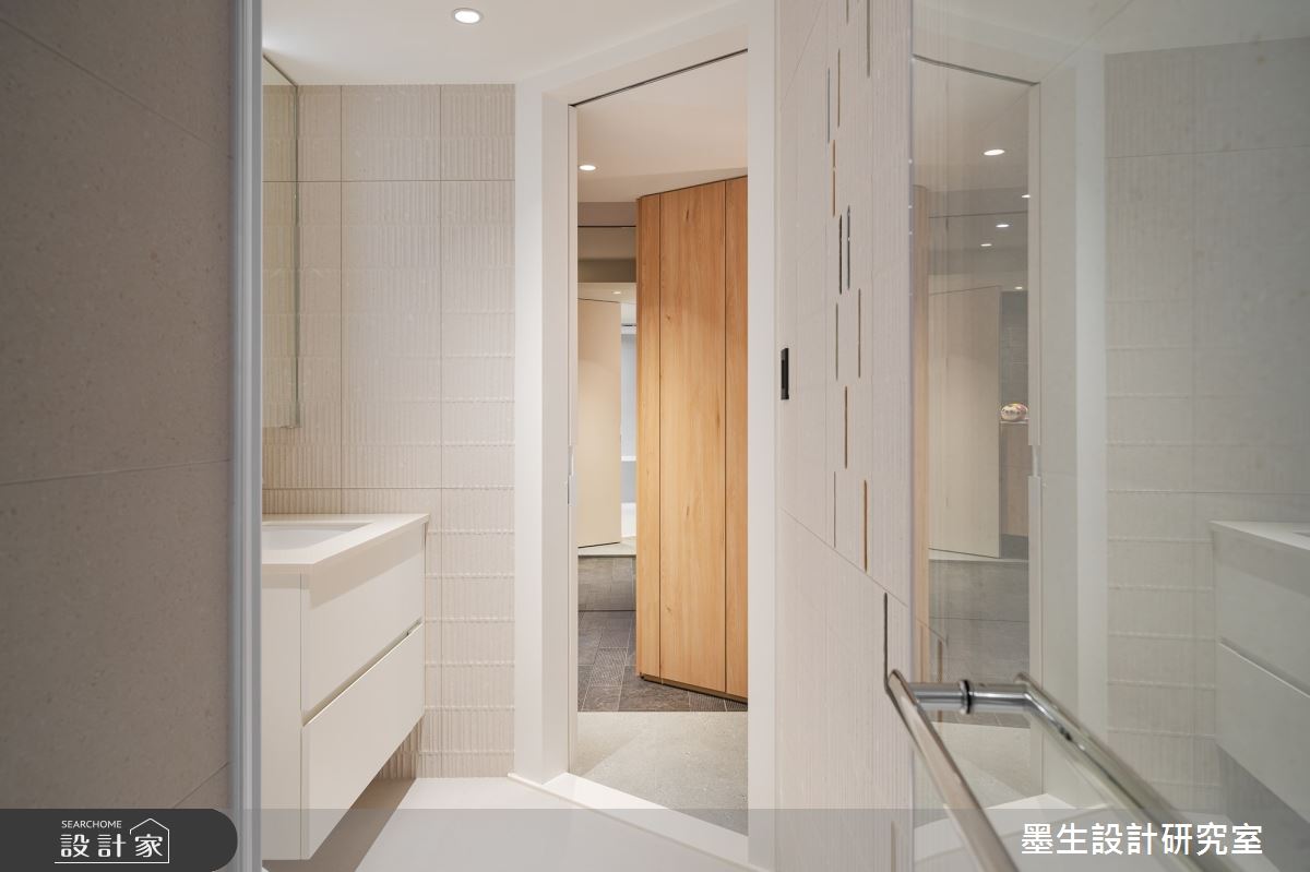 21坪新成屋(5年以下)＿Japandi風浴室案例圖片＿墨生設計研究室＿墨生_緣側(えんがわ)之21