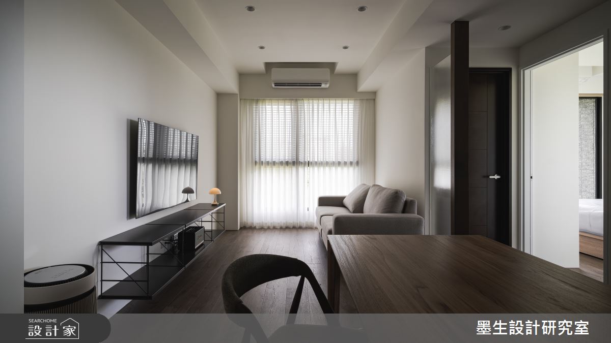15坪新成屋(5年以下)＿日式無印風客廳餐廳案例圖片＿墨生設計研究室＿墨生_琥珀之7