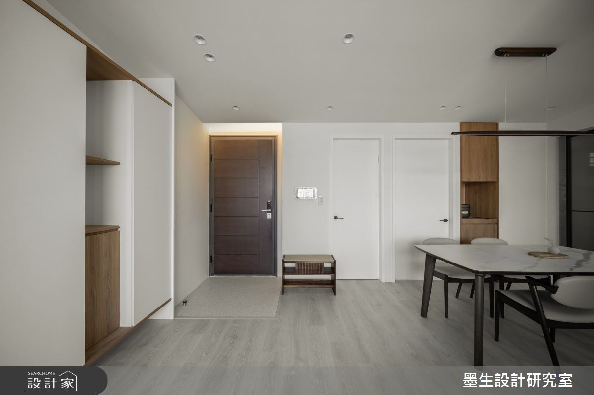13坪新成屋(5年以下)＿日式無印風玄關餐廳案例圖片＿墨生設計研究室＿墨生_雨水之3