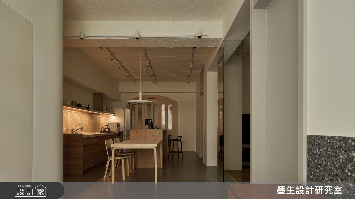 28坪老屋(50年以上)＿混搭風餐廳廚房中島案例圖片＿墨生設計研究室＿墨生_春夏秋冬之6
