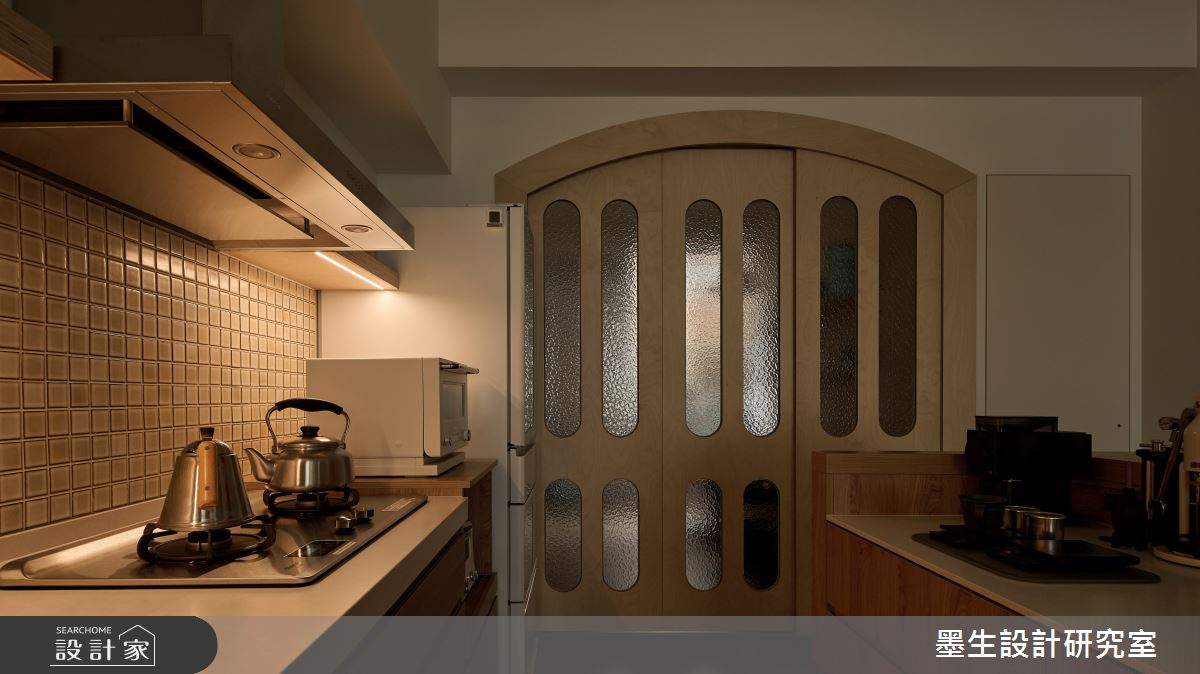 28坪老屋(50年以上)＿混搭風廚房中島案例圖片＿墨生設計研究室＿墨生_春夏秋冬之9