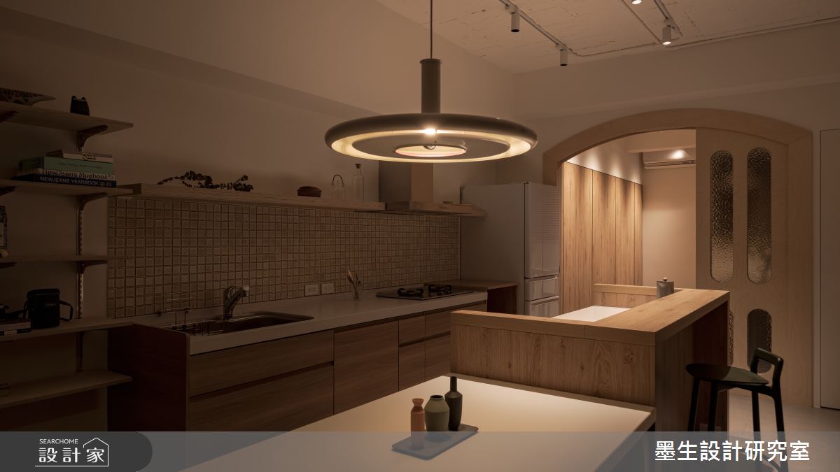 28坪老屋(50年以上)＿混搭風餐廳廚房中島案例圖片＿墨生設計研究室＿墨生_春夏秋冬之18