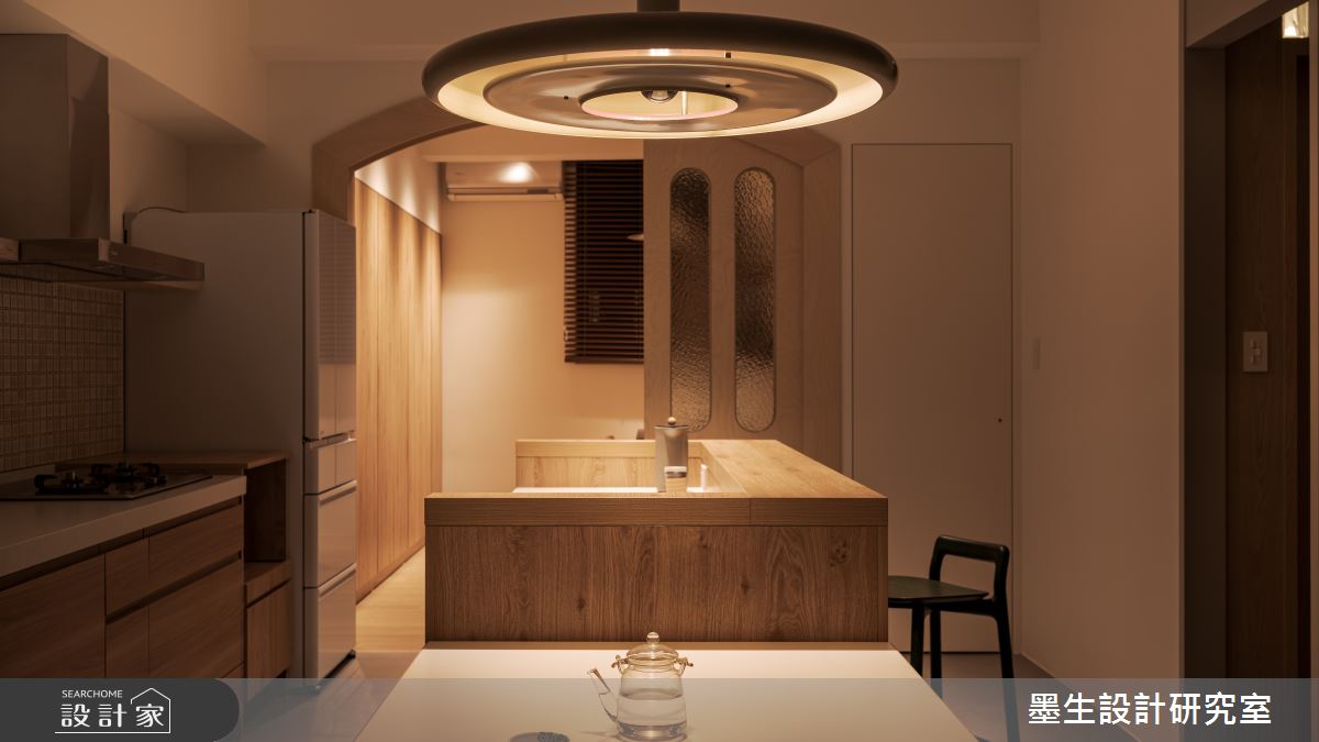 28坪老屋(50年以上)＿混搭風餐廳廚房中島案例圖片＿墨生設計研究室＿墨生_春夏秋冬之17