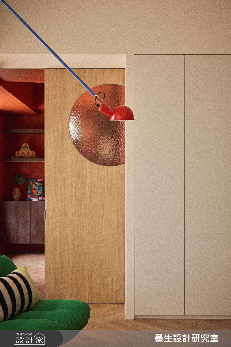 20坪新成屋(5年以下)＿MCM中古風客廳案例圖片＿墨生設計研究室＿墨生_荼蘼之13