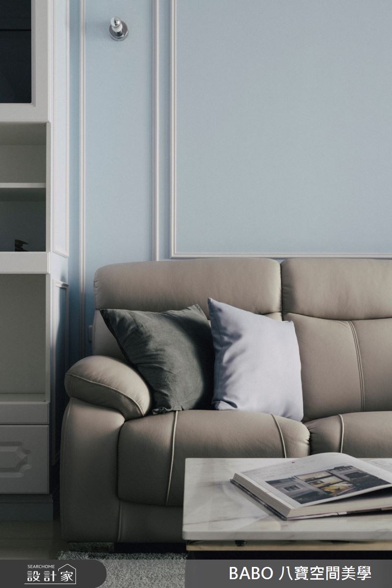 18坪新成屋(5年以下)＿混搭風客廳案例圖片＿八寶空間美學＿八寶_藍白記憶之2
