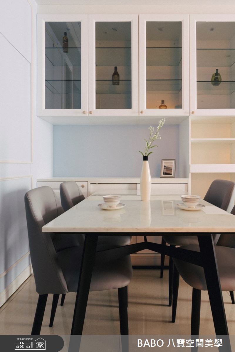 18坪新成屋(5年以下)＿混搭風餐廳案例圖片＿八寶空間美學＿八寶_藍白記憶之5