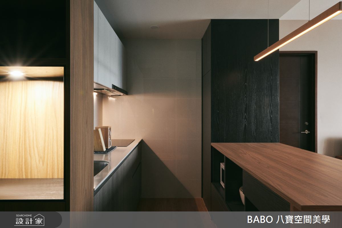 20坪新成屋(5年以下)＿簡約風餐廳廚房中島案例圖片＿八寶空間美學＿八寶_南西南西之9