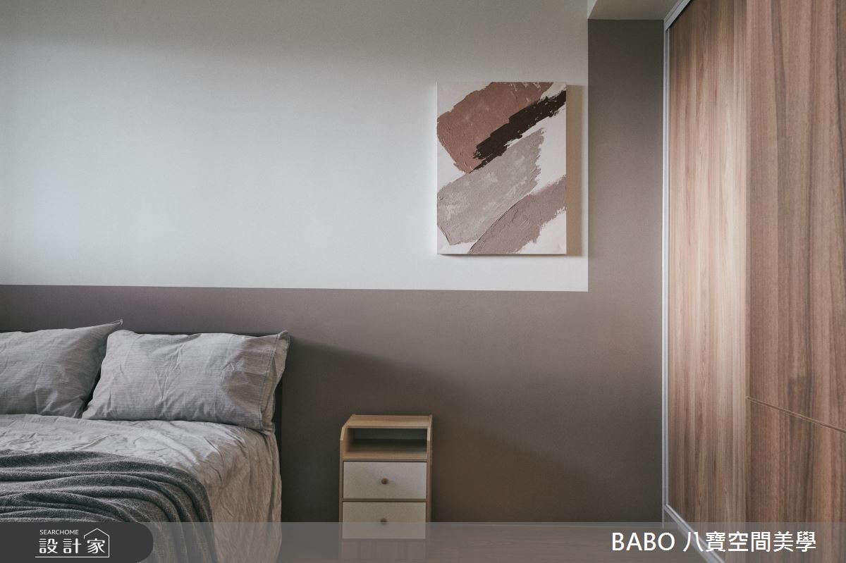 20坪新成屋(5年以下)＿簡約風臥室案例圖片＿八寶空間美學＿八寶_南西南西之15