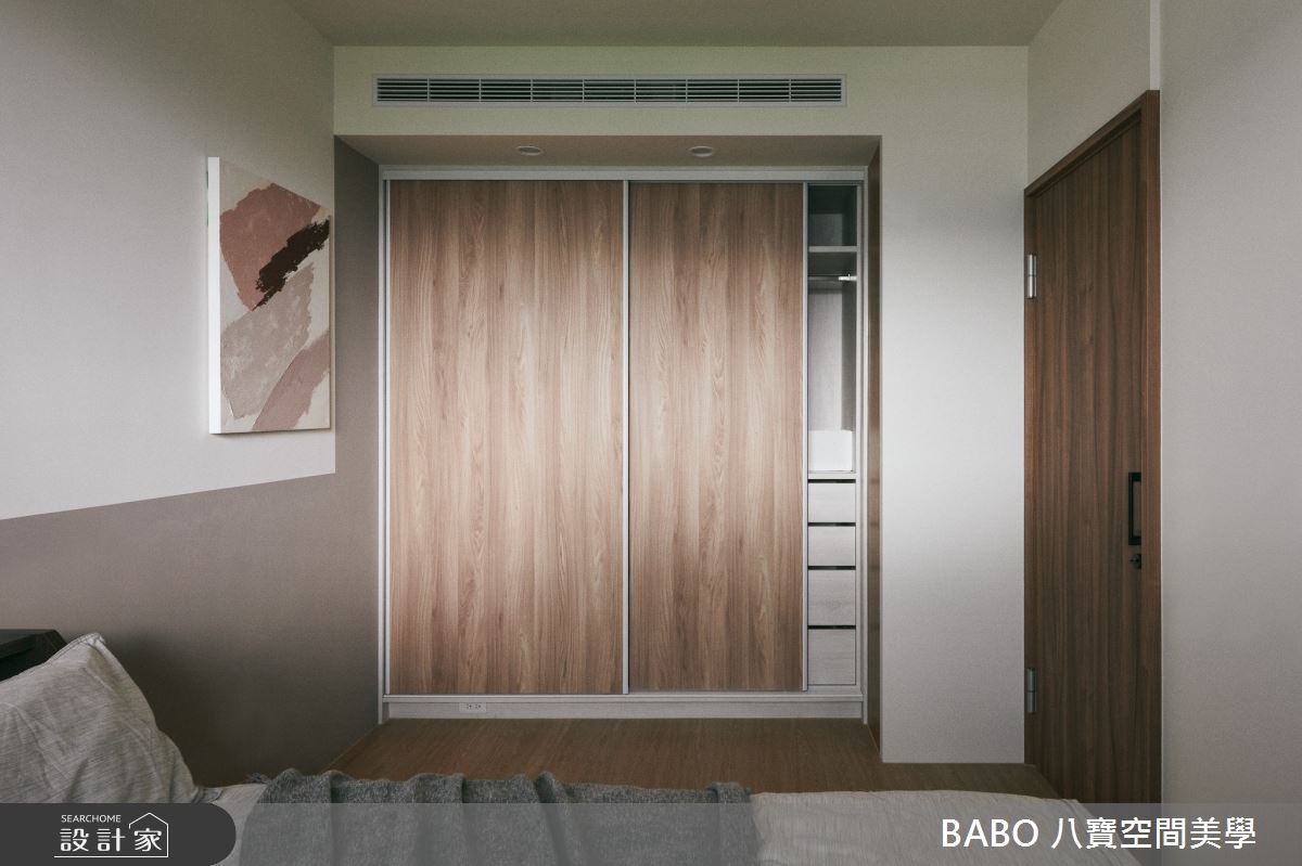 20坪新成屋(5年以下)＿簡約風臥室案例圖片＿八寶空間美學＿八寶_南西南西之16