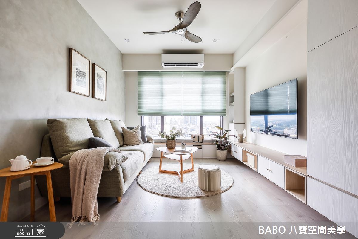 25坪新成屋(5年以下)＿混搭風客廳案例圖片＿八寶空間美學＿八寶_諾瓦面面之8