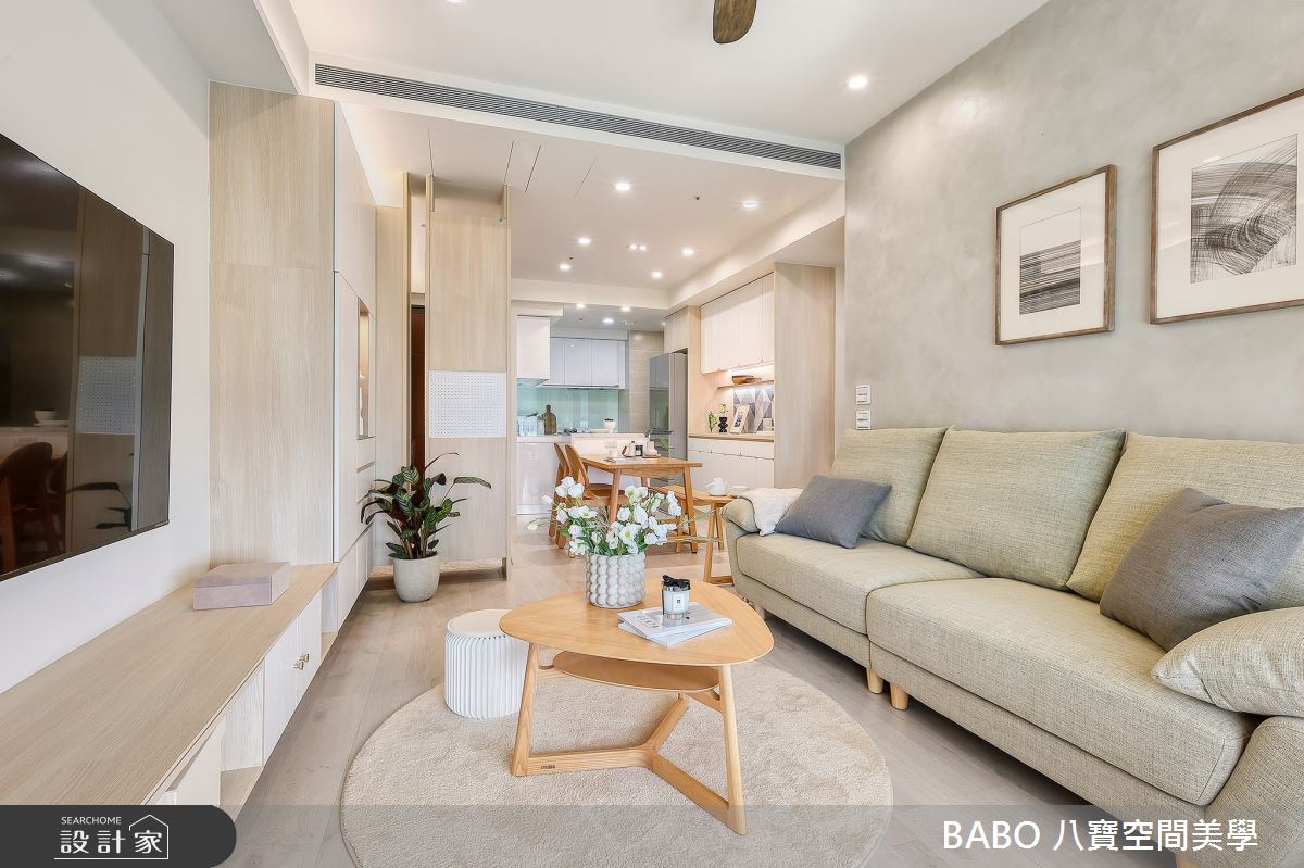 25坪新成屋(5年以下)＿混搭風客廳案例圖片＿八寶空間美學＿八寶_諾瓦面面之10