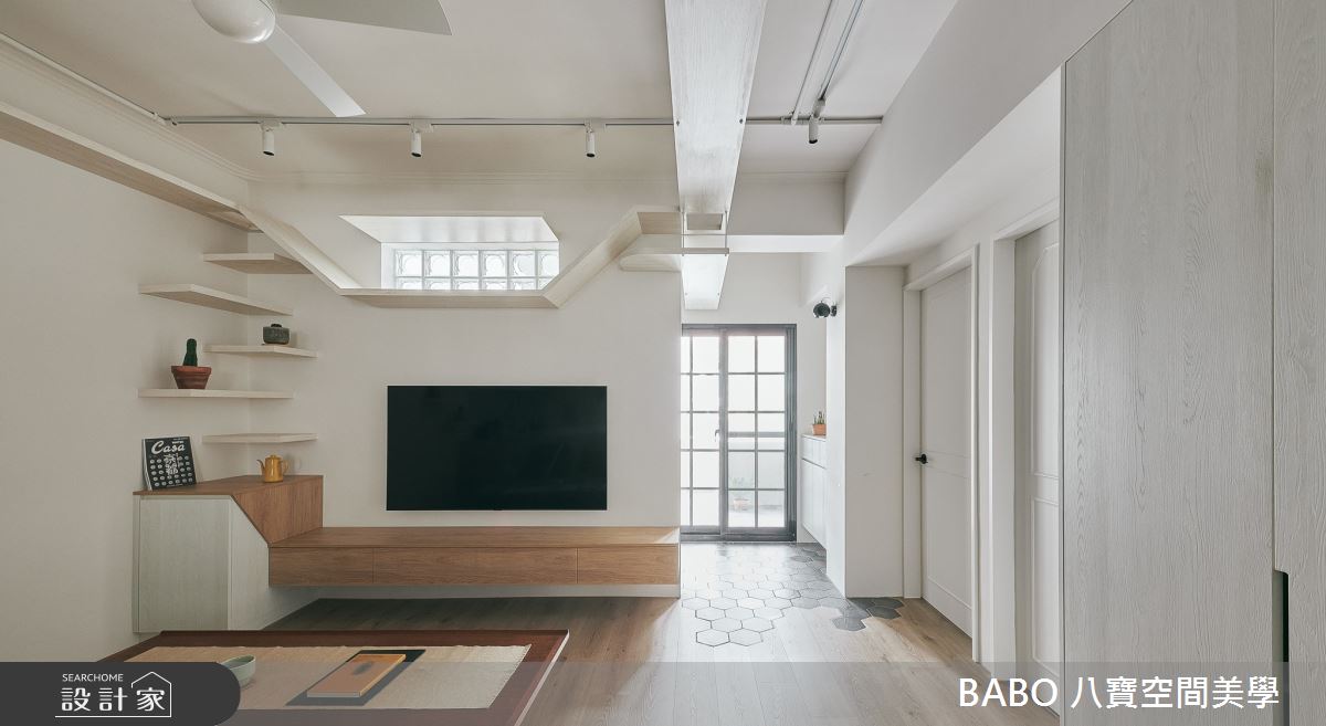 34坪老屋(41~50年)＿日式無印風客廳案例圖片＿八寶空間美學＿八寶_金糖圓圓之1