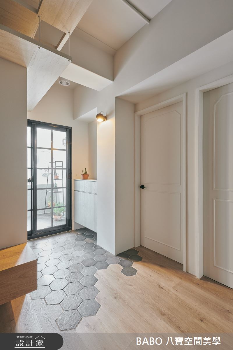 34坪老屋(41~50年)＿日式無印風玄關案例圖片＿八寶空間美學＿八寶_金糖圓圓之2