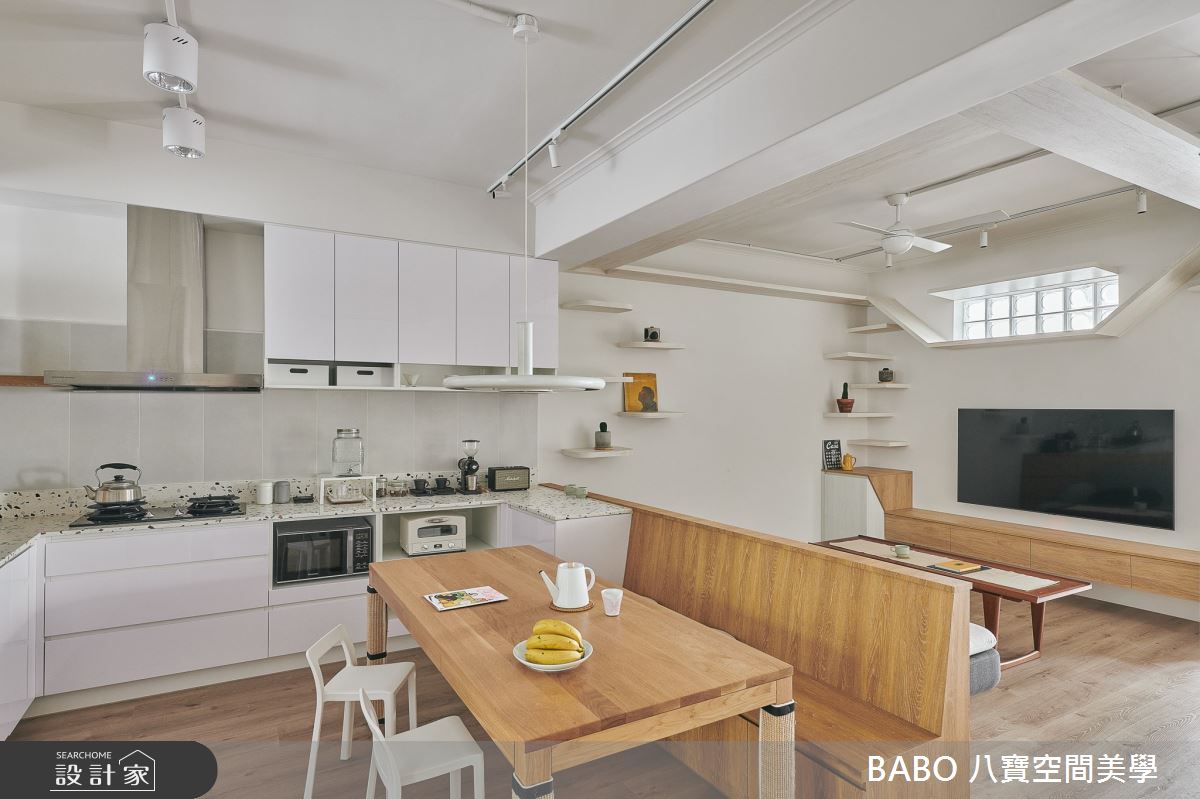 34坪老屋(41~50年)＿日式無印風餐廳案例圖片＿八寶空間美學＿八寶_金糖圓圓之5