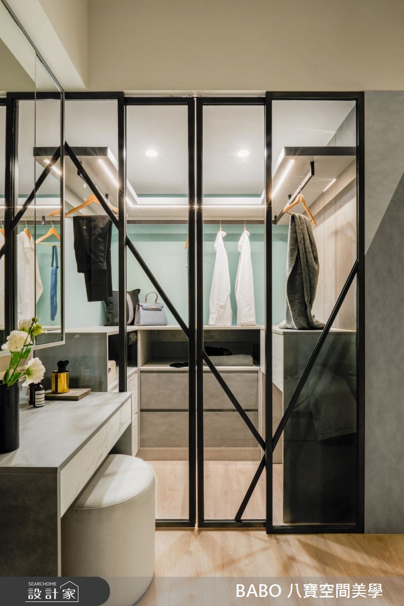 30坪新成屋(5年以下)＿混搭風更衣間案例圖片＿八寶空間美學＿八寶_縵縵之11