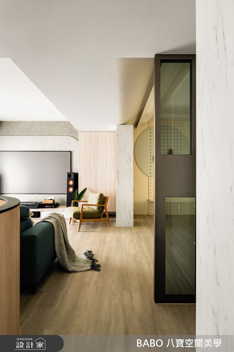 30坪新成屋(5年以下)＿混搭風客廳案例圖片＿八寶空間美學＿八寶_縵縵之6