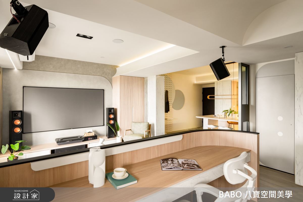 30坪新成屋(5年以下)＿混搭風客廳案例圖片＿八寶空間美學＿八寶_縵縵之8