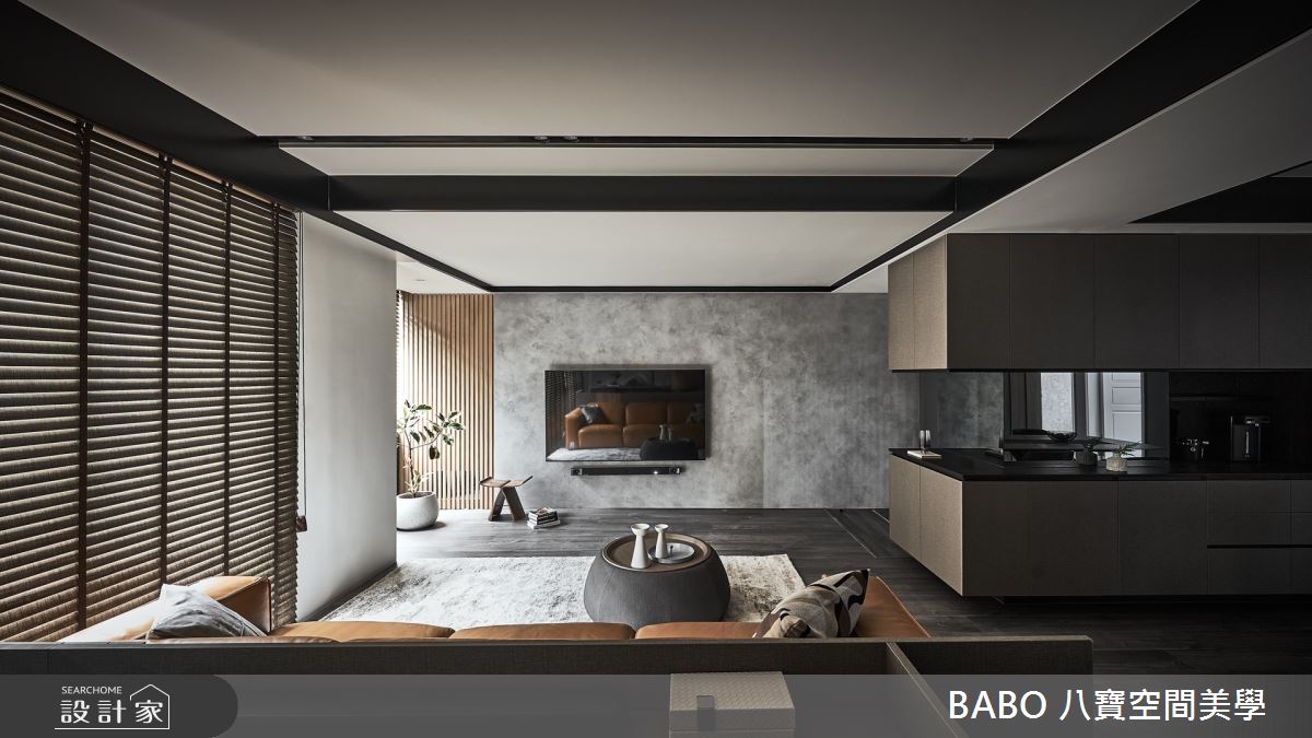 35坪中古屋(5~15年)＿現代風客廳案例圖片＿八寶空間美學＿八寶_語默之8