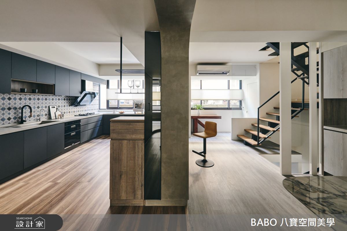 80坪中古屋(5~15年)＿混搭風廚房案例圖片＿八寶空間美學＿八寶_拂煦之12