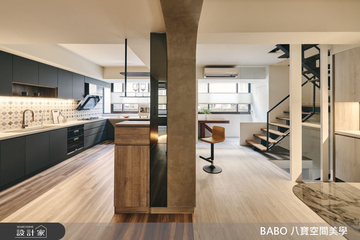 80坪中古屋(5~15年)＿混搭風廚房案例圖片＿八寶空間美學＿八寶_拂煦之13