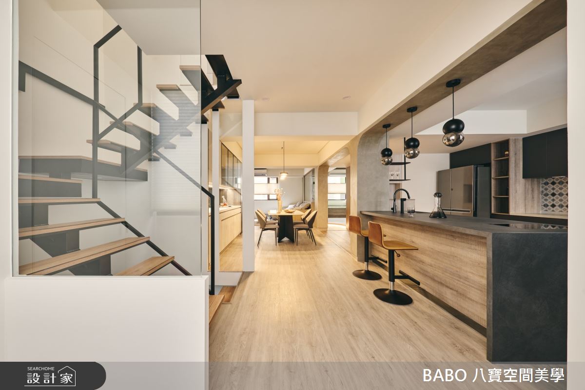 80坪中古屋(5~15年)＿混搭風吧檯案例圖片＿八寶空間美學＿八寶_拂煦之16