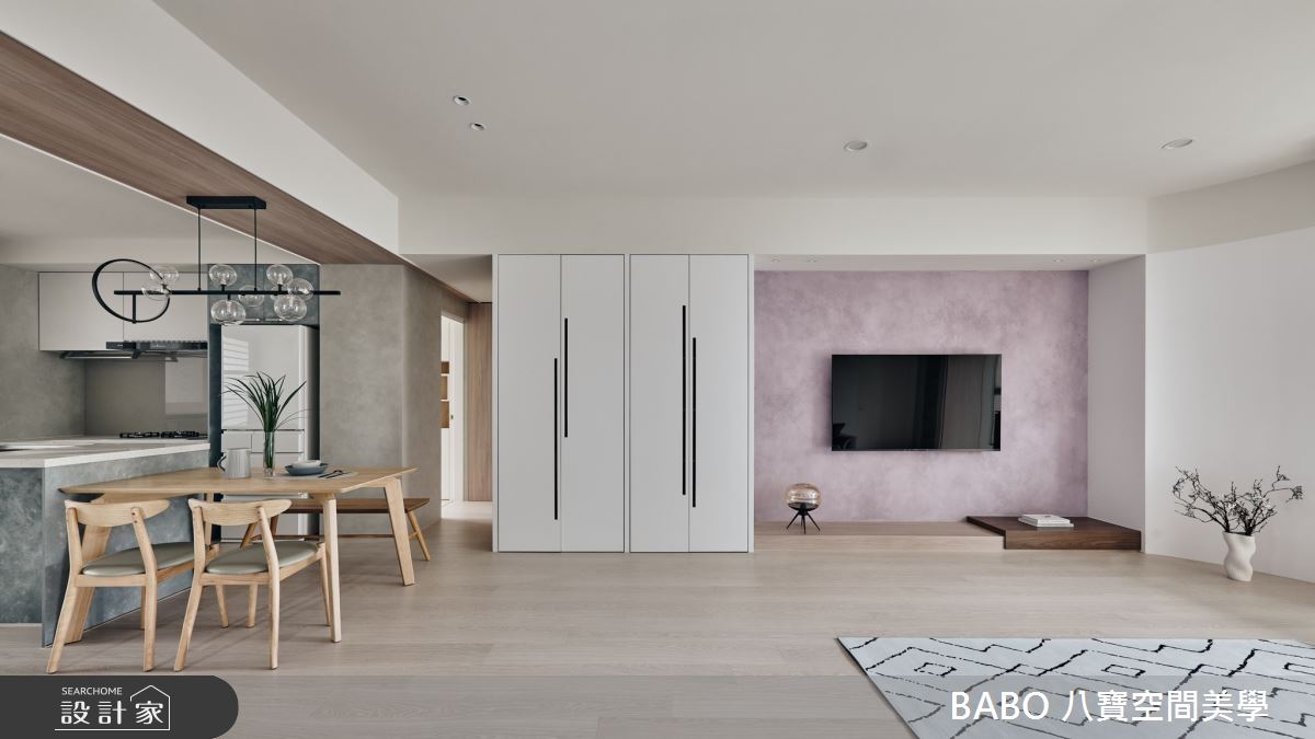 30坪中古屋(5~15年)＿現代風客廳餐廳案例圖片＿八寶空間美學＿八寶_光潤之4