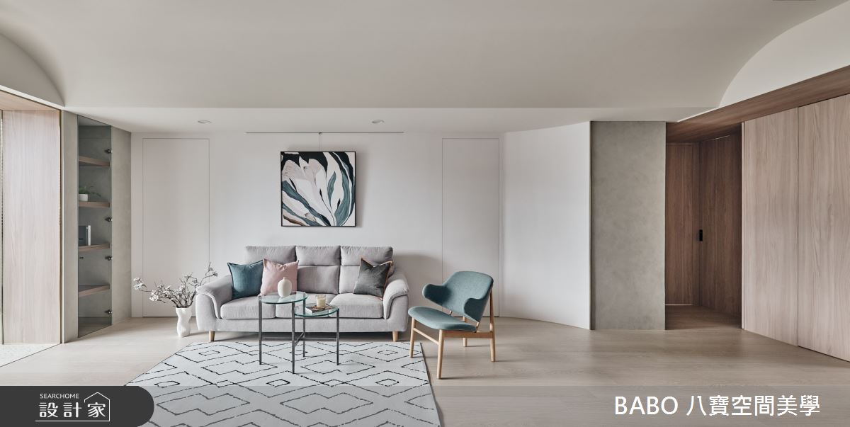 30坪中古屋(5~15年)＿現代風客廳案例圖片＿八寶空間美學＿八寶_光潤之5