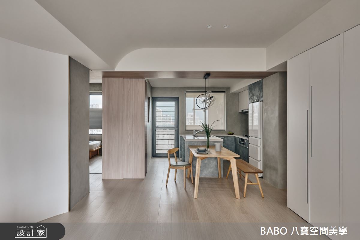 30坪中古屋(5~15年)＿現代風餐廳廚房中島案例圖片＿八寶空間美學＿八寶_光潤之6