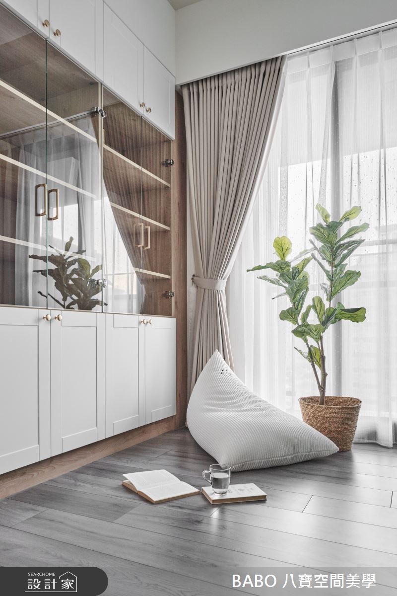 23坪新成屋(5年以下)＿日式無印風客廳案例圖片＿八寶空間美學＿八寶_森呼吸之8