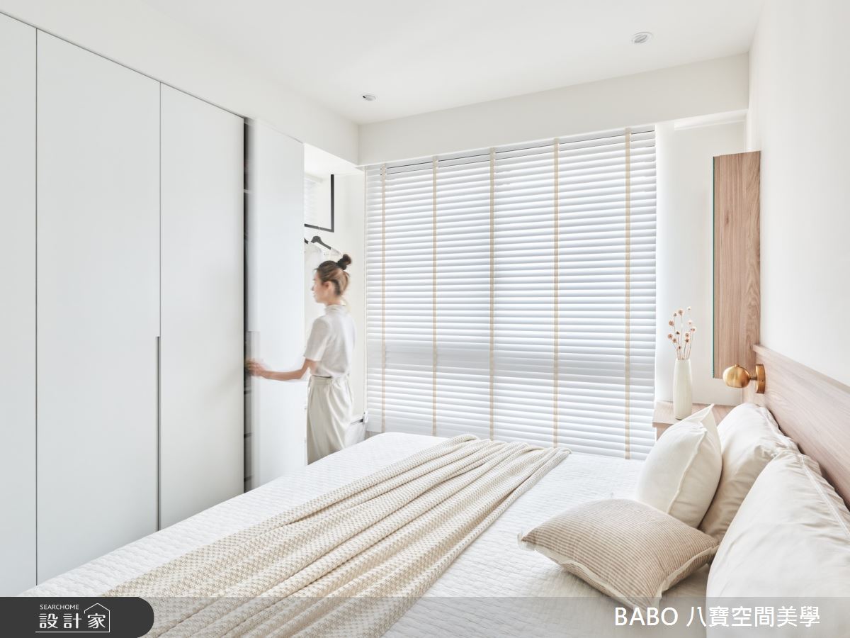23坪新成屋(5年以下)＿日式無印風臥室案例圖片＿八寶空間美學＿八寶_森呼吸之11