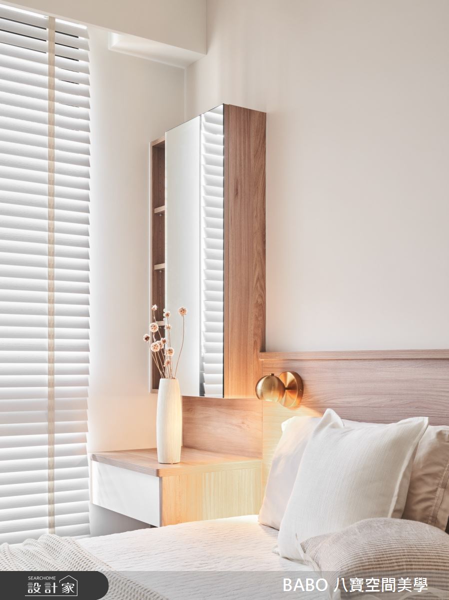 23坪新成屋(5年以下)＿日式無印風臥室案例圖片＿八寶空間美學＿八寶_森呼吸之14