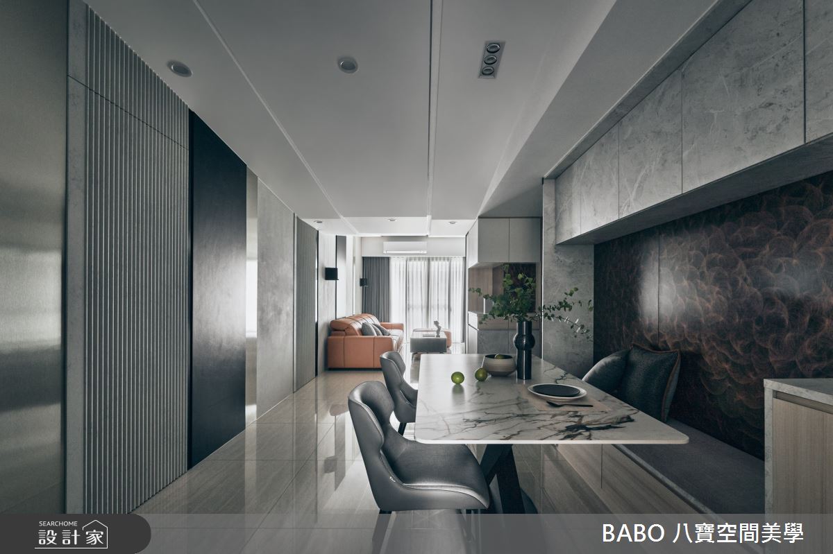 30坪預售屋＿現代風客廳餐廳案例圖片＿八寶空間美學＿八寶_韶光之4