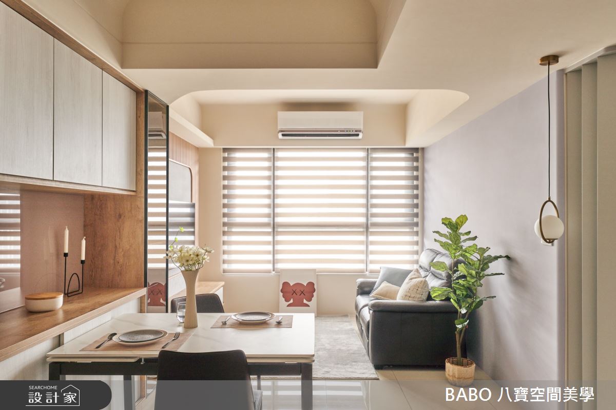 17坪新成屋(5年以下)＿輕古典客廳餐廳案例圖片＿八寶空間美學＿八寶_怡家之1