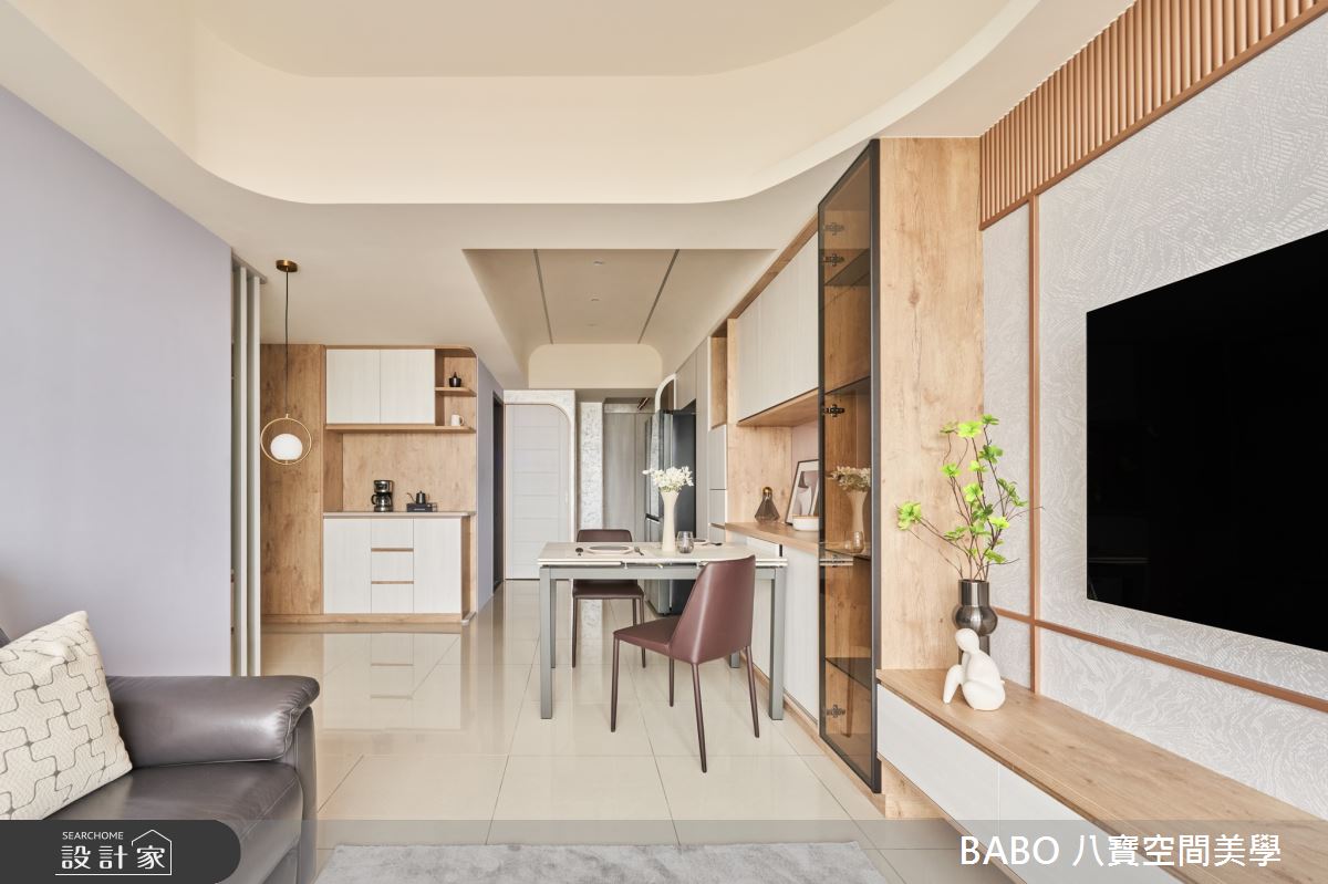 17坪新成屋(5年以下)＿輕古典客廳餐廳案例圖片＿八寶空間美學＿八寶_怡家之5
